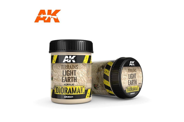 Ak interactive Terrains Light Earth AK8021 250ml – Hobby Shop Melbourne