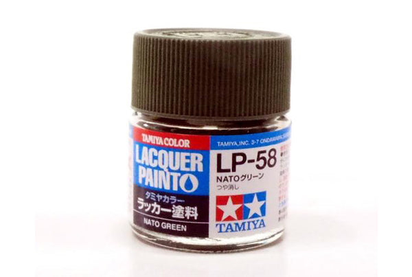 TAMIYA Lacquer Paint LP-58 NATO Green - 10ml Model Paint
