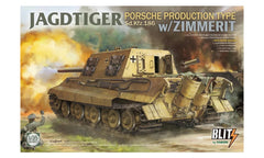 Takom Jagdtiger Sd.Kfz.186 Porsche Production Type w/Zimmerit 1:35