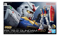 Bandai RX-78-2 Gundam Ver.2.0 E.F.S.F. Prototype Close-Combat Mobile Suit RG 1:144