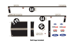 DDA 64E XW Ford Bathurst Decal Kit (6pcs) 1:24