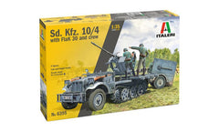 Italeri Sd.Kfz.10/4 with FlaK 30 and Crew 1:35