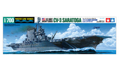 Tamiya U.S.Navy Aircraft Carrier CV-3 Saratoga Waterline Series 1:700