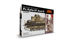 AK Deutsches Afrika Korps Pz.Kpfw.IV Ausf.D with 5 MiniArt Figures Model Kit 1:35