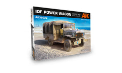AK IDF Power Wagon WM300 Cargo Truck w/winch Model Kit 1:35