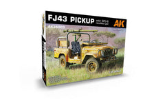 AK FJ43 Pickup with SPG Recoilless Gun Model Kit 1:35