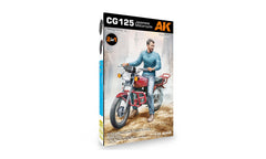 AK CG125 Japanese Motorcycle Model Kit 1:35
