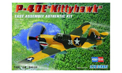 Hobby Boss P-40E Kitty Hawk Easy Assembly Authentic Kit 1:72