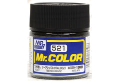 Mr Hobby Mr.Colour Teerschwarz 521 Flat Nato AFV