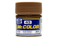 Mr Hobby Mr.Colour Wood Brown 43 Semi Gloss