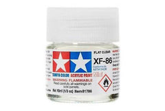 Tamiya Acrylic Paint xf-86 Flat Clear
