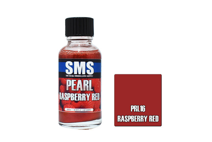 Raspberry Red Paint Code SMS Paint Pearl Raspberry Red PRL16 30ml – Hobby Shop Melbourne