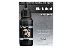 Scale 75 Scalecolor Black Metal 17ml