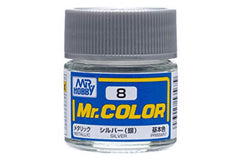 Mr Hobby Mr.Colour Silver 8 Metallic