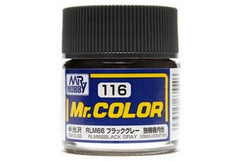Mr Hobby Mr.Colour RLM66 Black Gray 116 Semi Gloss German Aircraft  WW11