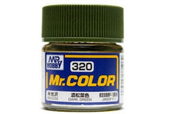 Mr Hobby Mr.Colour Dark Green 320 Semi Gloss JASDF F-1