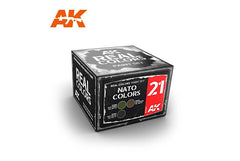 Ak interactive Real Colors Paint Set 21 Nato Colors