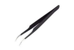 Delta Precision Tweezers Fine Point Curved