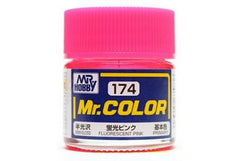 Mr Hobby Mr.Colour Fluorescent Pink 174 Semi Gloss