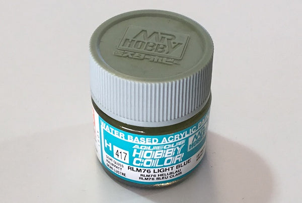H417 semi gloss rlm76 light blue (10ml) - Water-Based Acrylic Paint ...