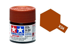 Tamiya acrylic paint x34 metallic brown
