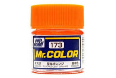 Mr Hobby Mr.Colour Fluorescent Orange 173 Semi Gloss