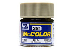 Mr Hobby Mr.Colour Light Brown 321 Semi Gloss JASDF F-1