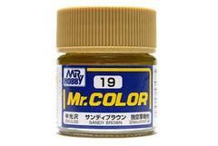 Mr Hobby Mr.Colour Sandy Brown 19 Semi-Gloss German Aircraft WW11