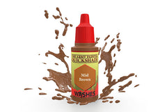 Army Painter Warpaints Washes - Mid Wash Acrylic Paint 18ml