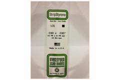 Evergreen 131 0.75 x 0.75mm Square