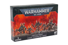 Games Workshop Warhammer 40,000 Chaos Space Marines Chaos Terminator Squad