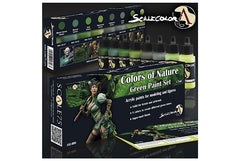 Scale 75 Scalecolor Colors of Nature Green Paint set 8x 17ml