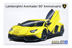 Aoshima Lamborghini Aventador 50 Anniversario 1:24