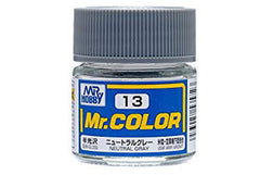 Mr Hobby Mr.Colour Neutral Gray 13 Semi-Gloss USAF Army Aircraft