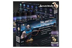 Scale 75 Scalecolor Sky and Ice Blue Paint set 8x 17ml