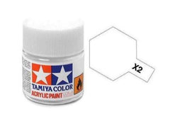 Tamiya acrylic paint x2 gloss white
