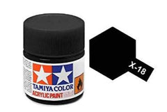 Tamiya acrylic paint x18 semi gloss black