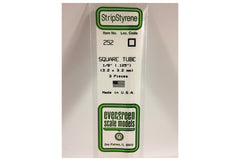 Evergreen 252 3.2 x 3.2mm Square Tube