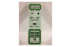 Evergreen 120 0.5 x 0.5mm Square