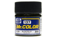 Mr Hobby Mr.Colour Tire Black 137 Flat