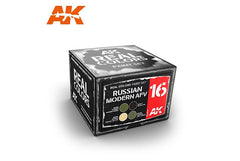 Ak interactive Real Colors Paint Set 16 Russian Modern AFV