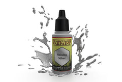 Army Painter Warpaints Metallics - Shining Silver Acrylic Paint 18ml