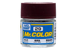 Mr Hobby Mr.Colour Hull Red 29 Semi Gloss Battleship