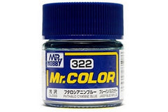 Mr Hobby Mr.Colour Phthalo Cyanne Blue 322 Semi Gloss JASDF Blue Impulse